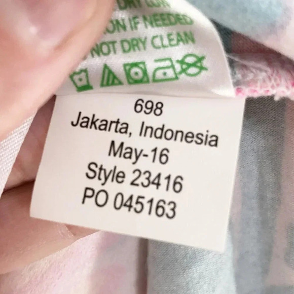 Lilly Pulitzer Vero Tunic Top Multi Exotic Garden Print Women's Size XS - Picture 7 of 7